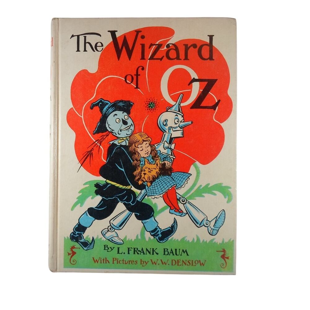 The Wizard Of Oz by L. Frank Baum VTG 1956 The Reilly & Lee Co Vintage HC